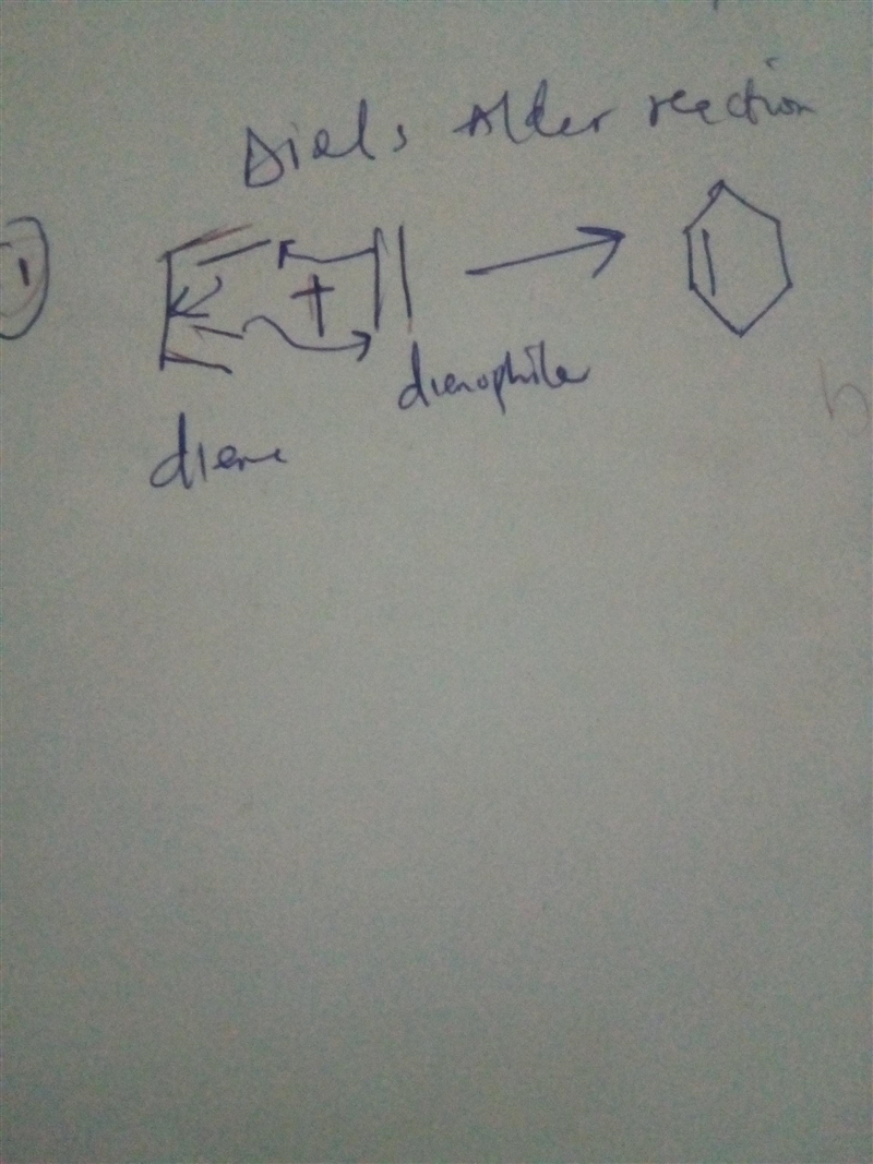 Complete the drawing of the product of the diels–alder reaction, ignoring stereochemistry-example-1