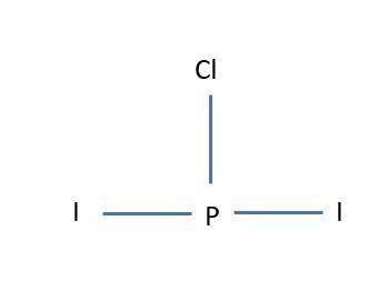 What is the Lewis dot diagram structure for PI2F-example-1