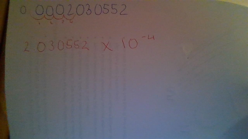 Convert to scientific notation: 0.0002030552-example-1