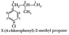 Write the structure of the following compound: => 3-(4-chlorophenyl)-2-methylpropane-example-1