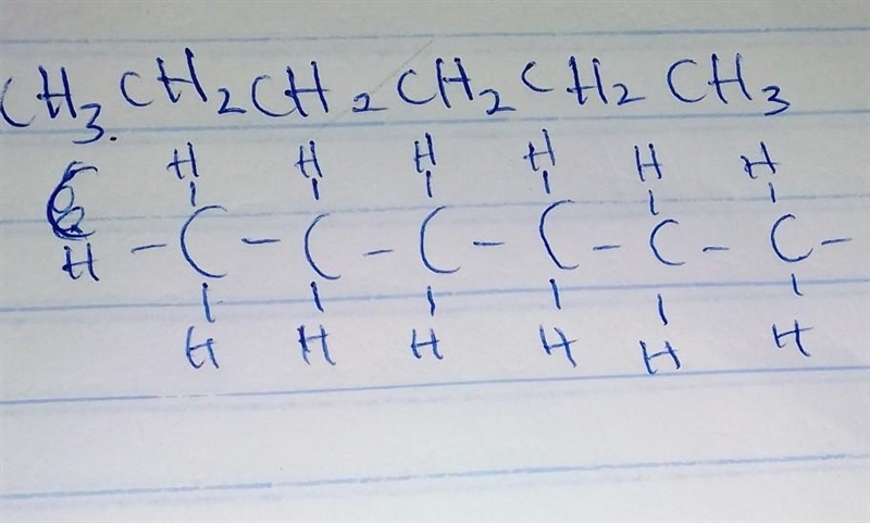 Draw the structure of CH3CH2CH2CH2CH2CHCH2​-example-1