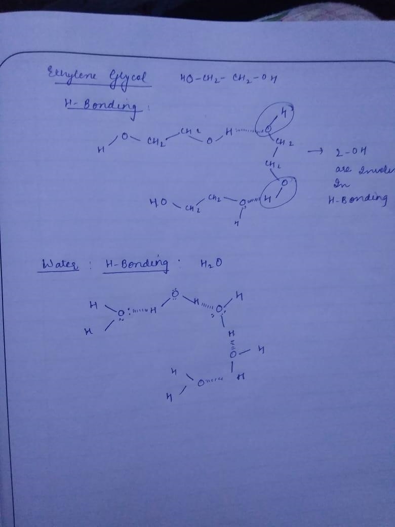 Ethylene glycol has stronger intermolecular attractions than water. Do you expect-example-1