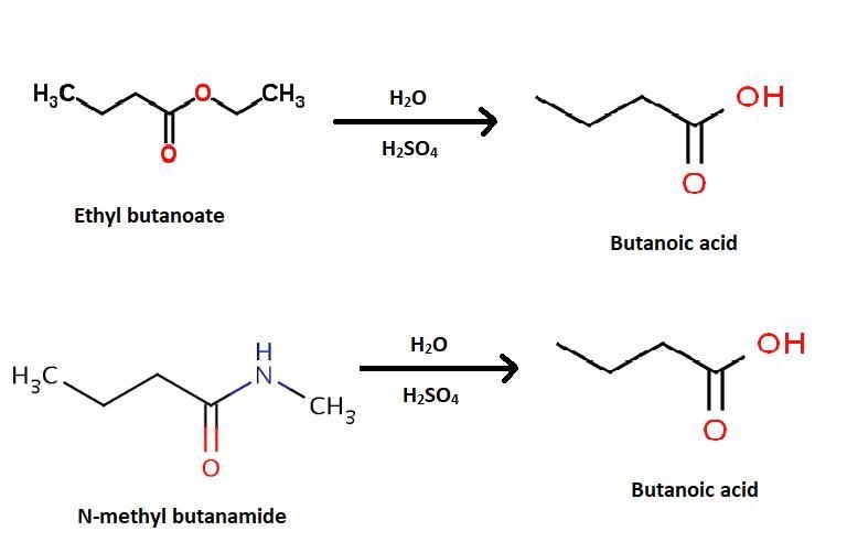 Which of the following compounds is (are) hydrolyzed tobutanoic acid upon heating-example-1