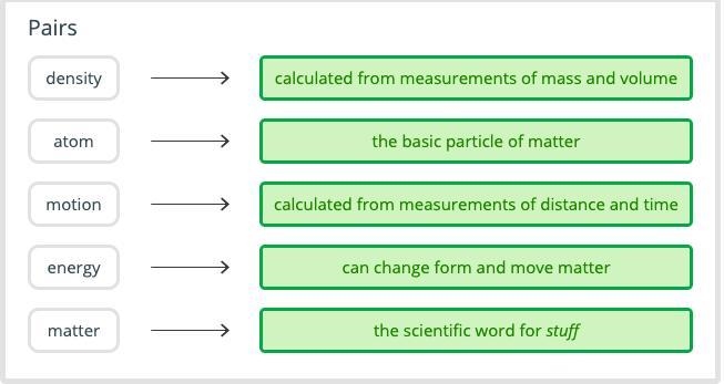 The basic particle of matter the scientific word for stuff calculated from measurements-example-1