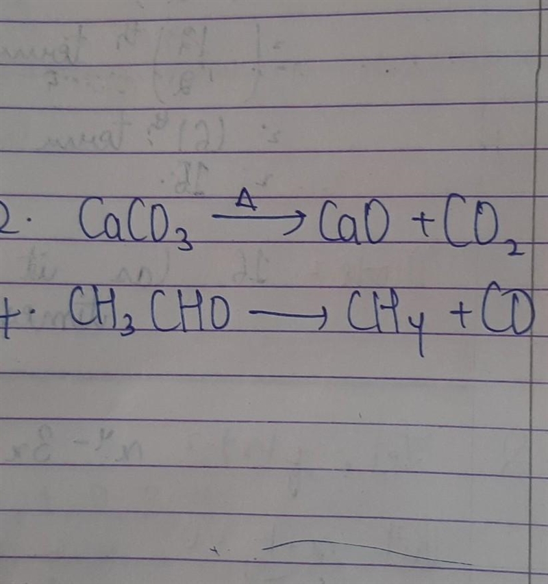 PLEASE HELP!! CHEMISTRY!! Only 2&4! 2. When heated, calcium carbonate (CaCO3) decomposes-example-1