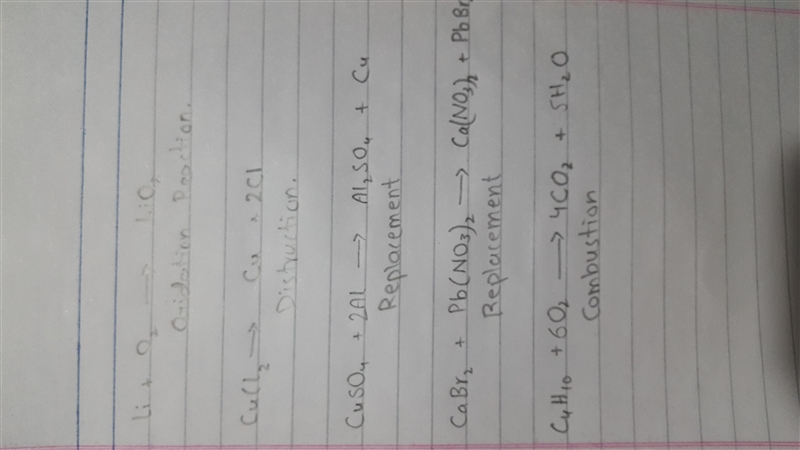 Classify each reaction and write to formula of each product or products: (image attached-example-1