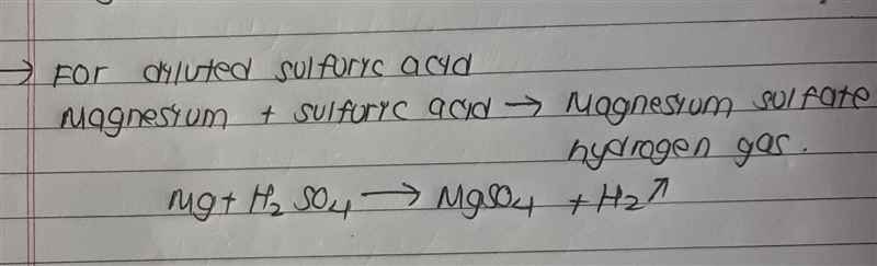 Write a full equation for the reactions between magnesium and sulfuric acid-example-1