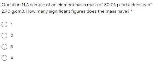 A sample of an element has a mass of 80.01g and a density of 2.70 g/cm3. How many-example-1