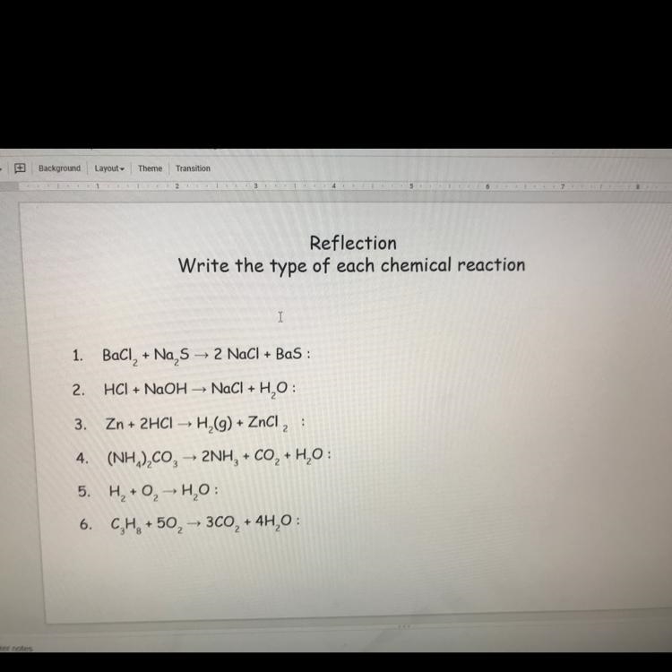 Write the type of each chemical reaction-example-1