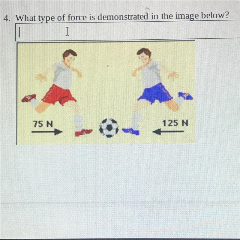 What type of force is demonstrated in the image below?-example-1