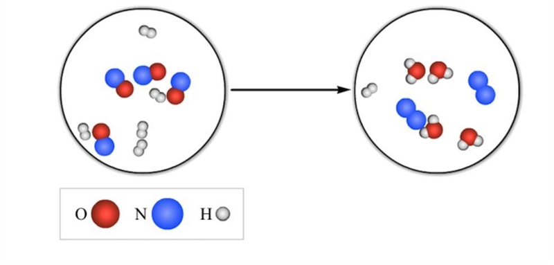 What is the chemical formula for the limiting reactant in the reaction shown? Write-example-1