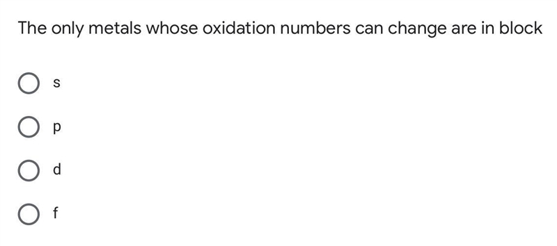 If anyone could explain which block in the periodic table has metals with changing-example-1