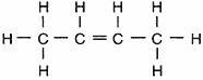 Which structural formula represents a member of the alkene series?-example-4