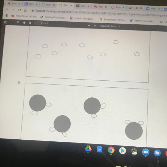 1. Which best represents a compound?-example-1