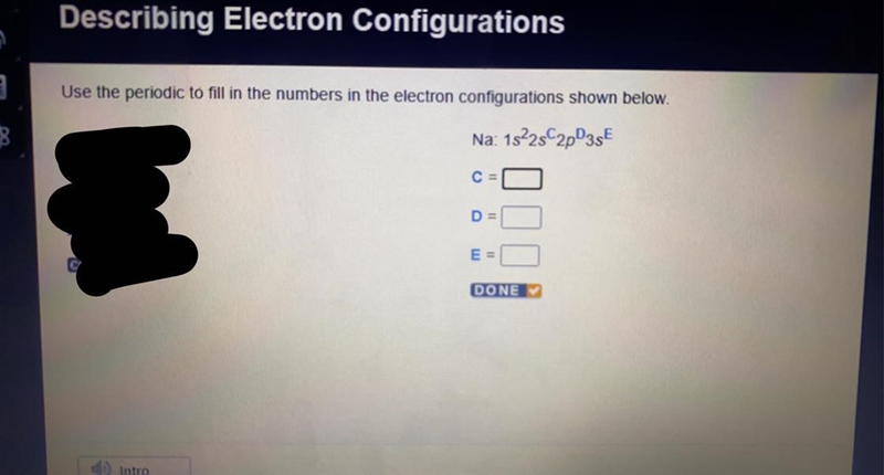 I need help with the electron configurations shown in the picture-example-1