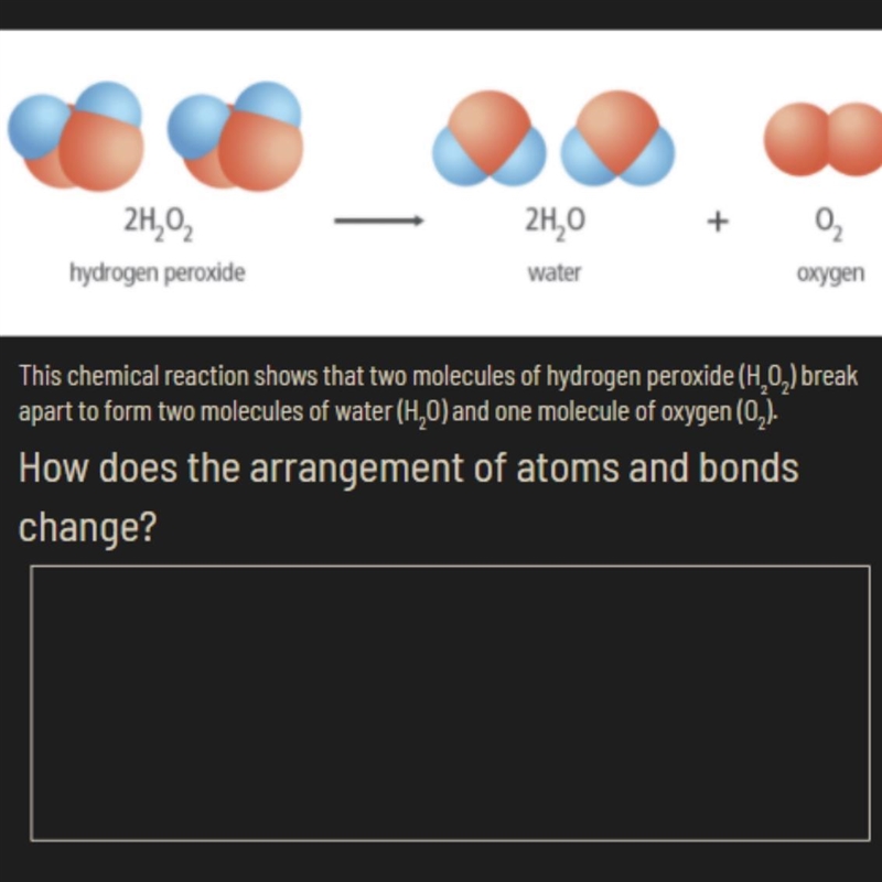 2H,0 o, 2H, rogen perode oxygen This chemical reaction shows that two molecules of-example-1