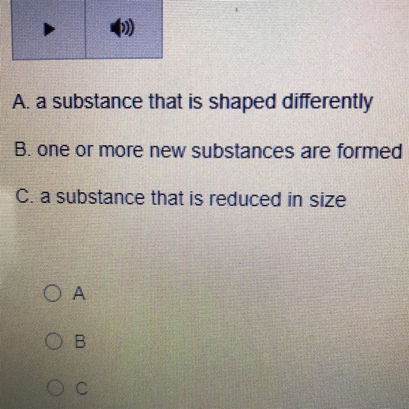 What needs to happen for a chemical change to happen?-example-1