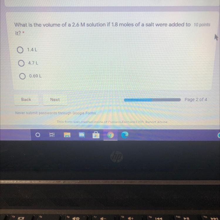 Can someone help me with this question please? I don’t understand molarity-example-1