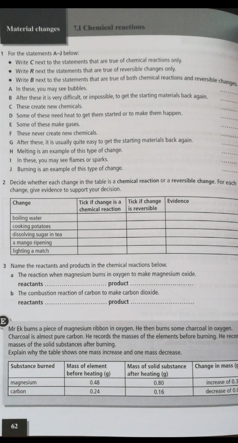 Can u see bubbles in chemical reactions ​-example-1