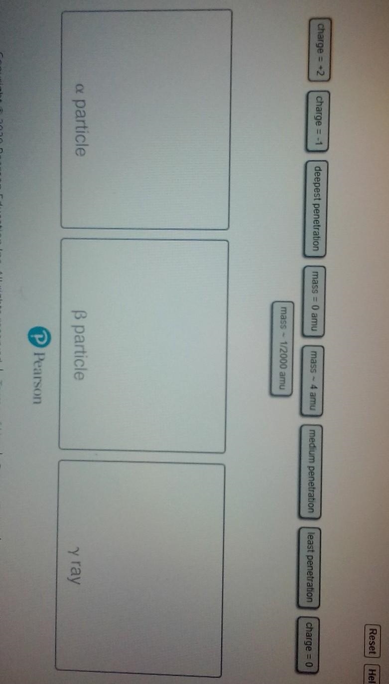 Match each description to a type of radiation Drag each item to the appropriate bin-example-1