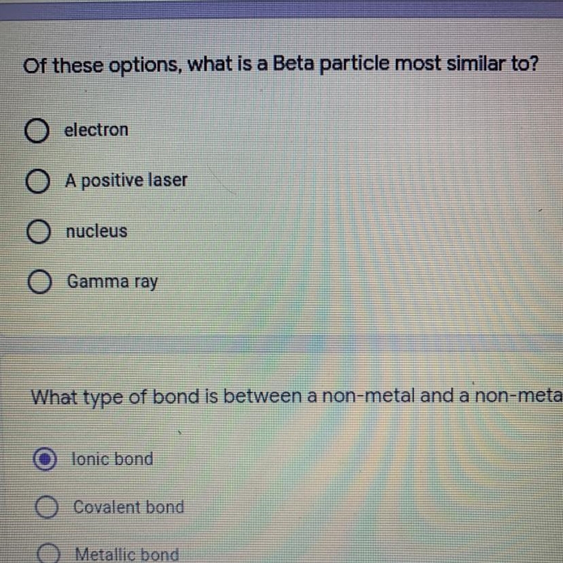 Hobbies options what is a better particle most similar to Electron The positive laser-example-1