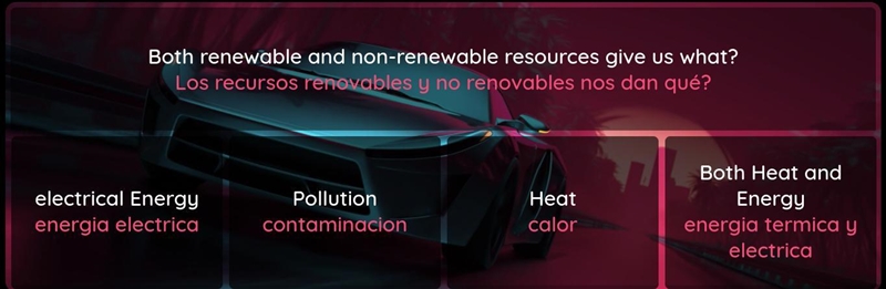 Both renewable and non renewable give us what?-example-1