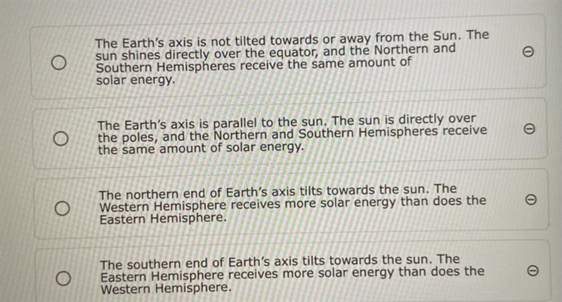 Which pair of statements most accurately describes Earth's position relative to the-example-1