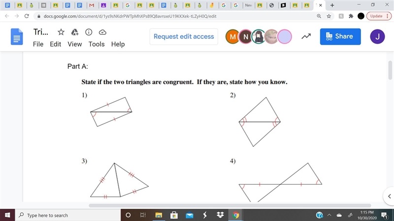 How do i know if they are congruent-example-1