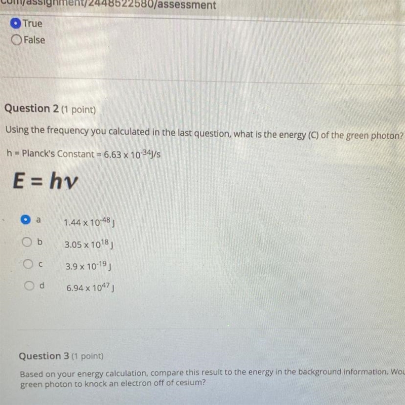 I need to know the answer for number two. * I-example-1