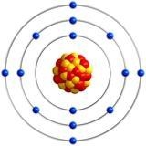 Which atom represents an element of least chemical reactivity? 1. A 2. B 3. C 4. D-example-4