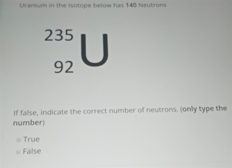 Uranium in the isotope below had 140 nutrons​-example-1