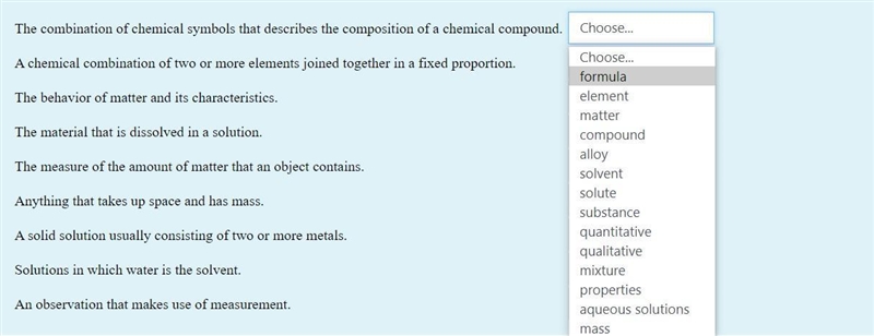 Match each item with the correct statement below.-example-1