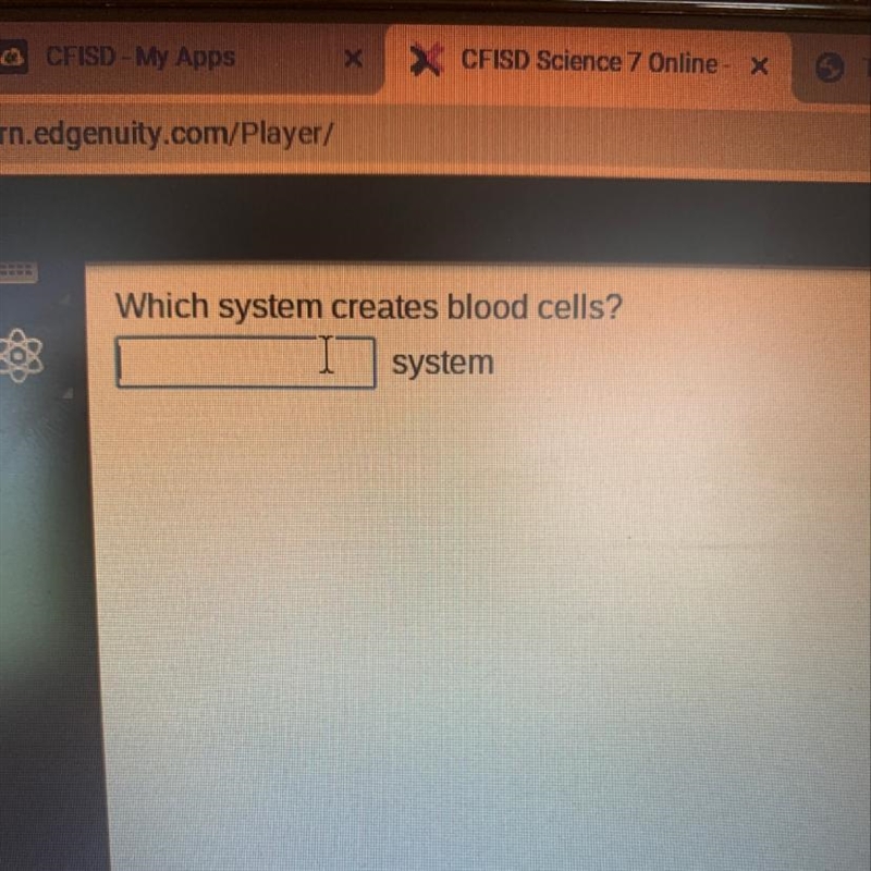 Which system creates blood cells-example-1