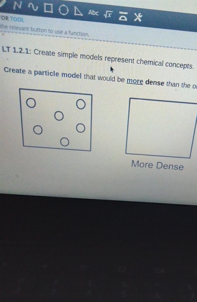 How to create a particle model that would be more dense than a depicted one?​-example-1