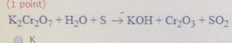 Which atom has a change of oxidation number of +4 in the pictured redox reaction? a-example-1