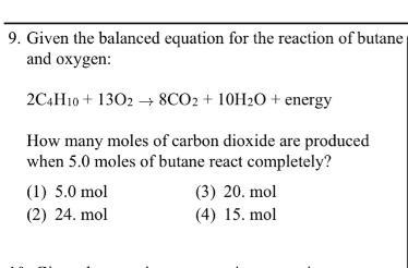 When 5.0 moles of butane react completely?-example-1