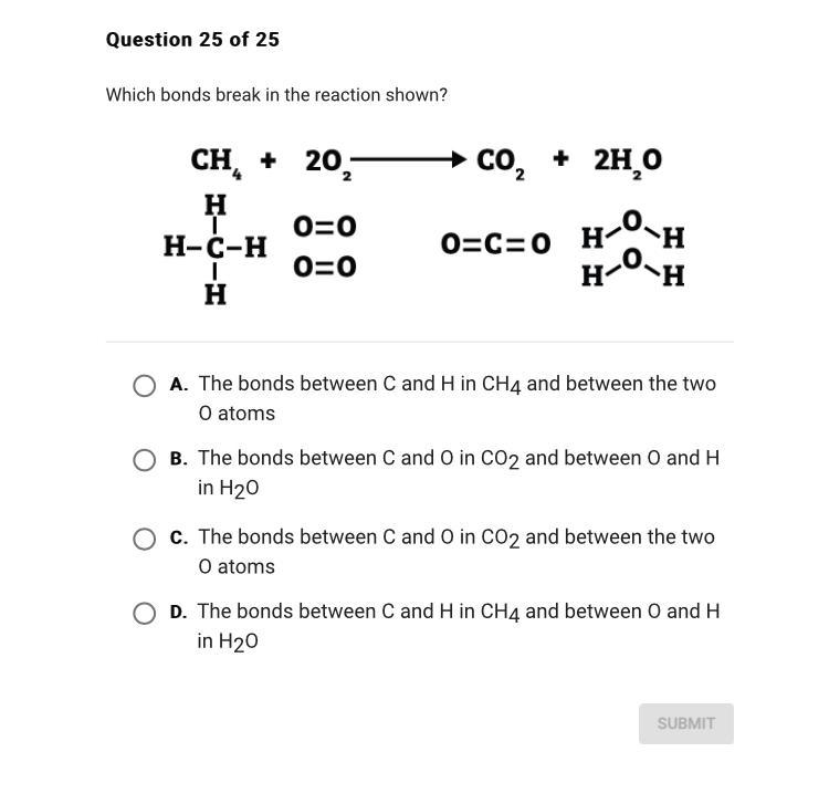 Which bonds break in the reaction shown Plz I need this it’s the last question I’ll-example-1