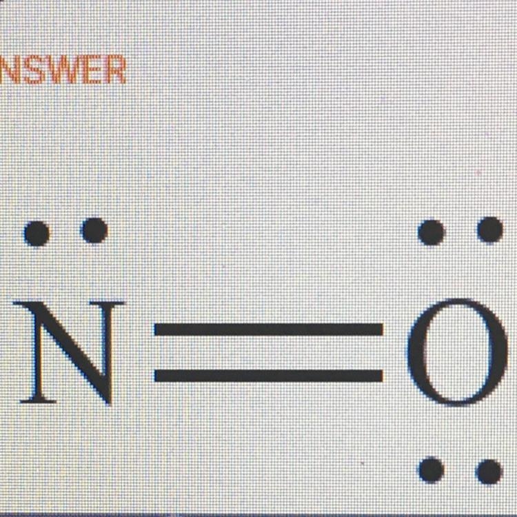 Name the intermolecular force in the compound N = O-example-1