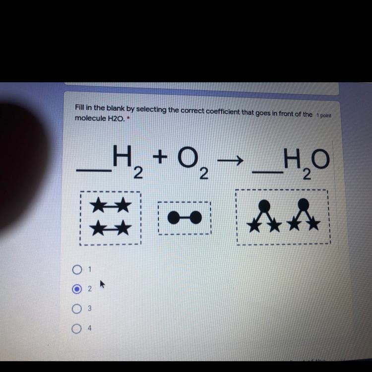 The stars are H and the circles are O by the way-example-1