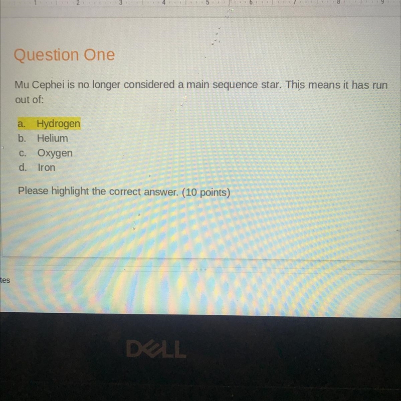 Is hydrogen the right answer y’all?-example-1