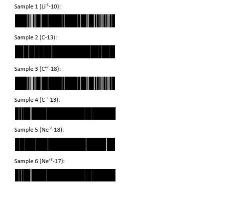 Using the line spectra below and information from the previous activity, determine-example-1