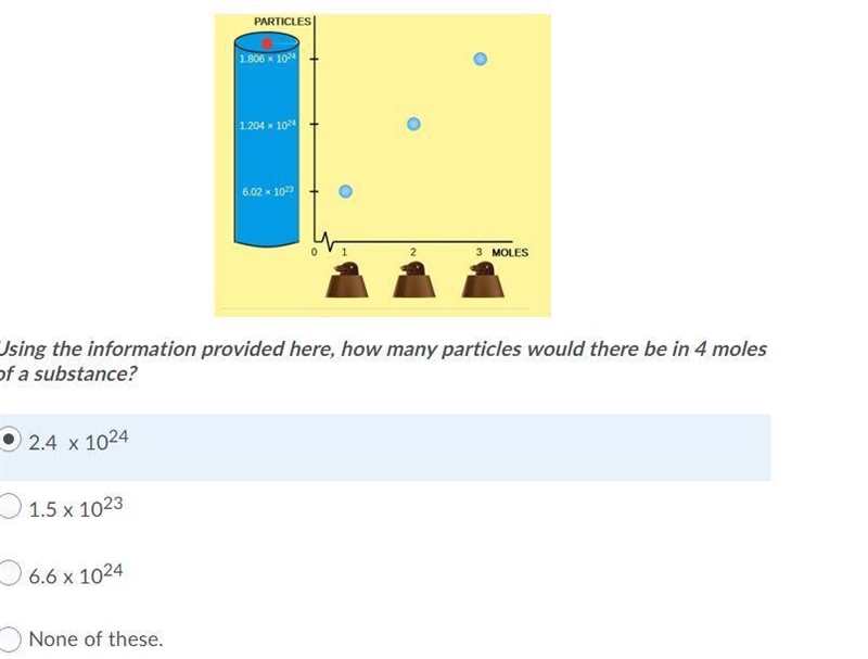 Can someone help me check my answers for the mole questions?-example-2