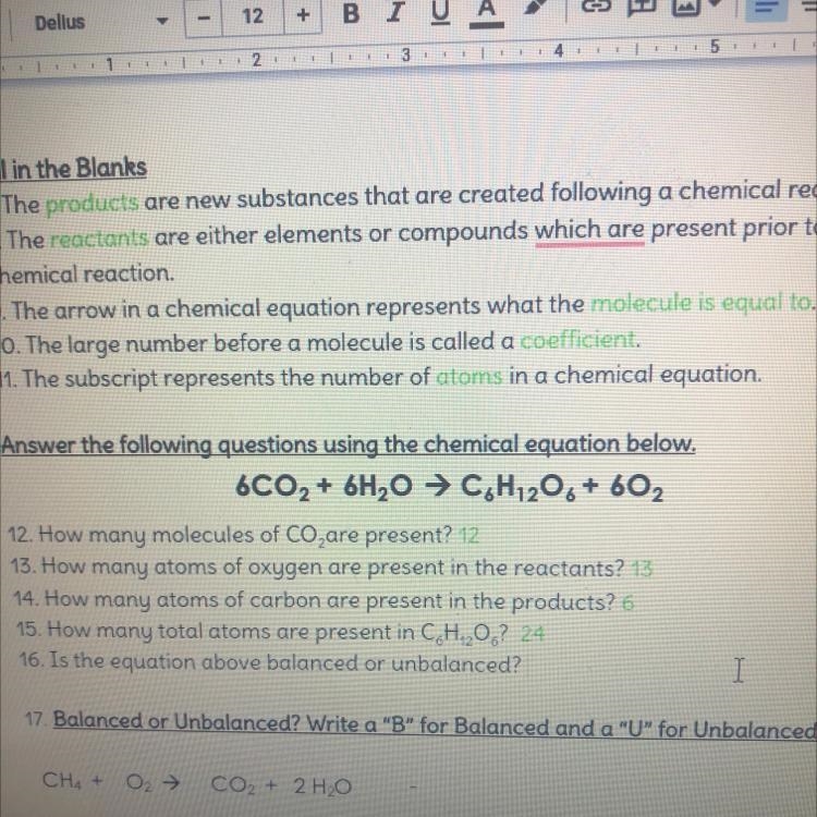 Is the equation balanced or unbalanced?-example-1