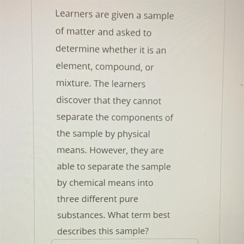 Is this a compound,mixture or solution? (10 points)-example-1