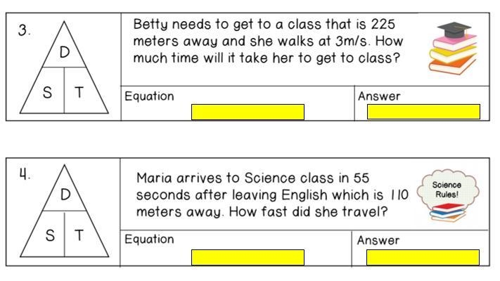 Whats the equation and answer for these two separate questions!!-example-1