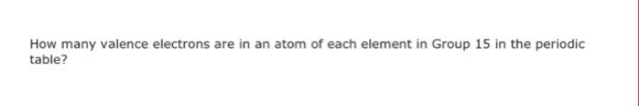 I need to know the element in group 15 in the periodic table .-example-1