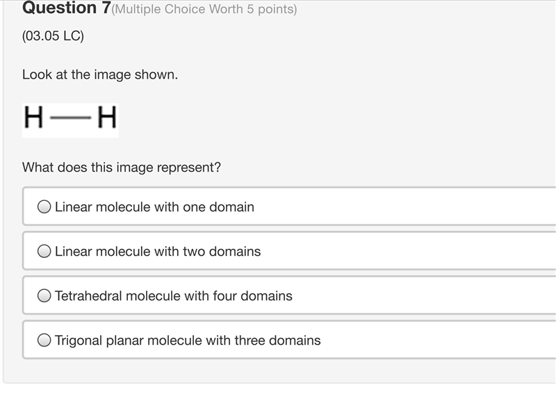 What does H—H represent. See attached photo for the options-example-1