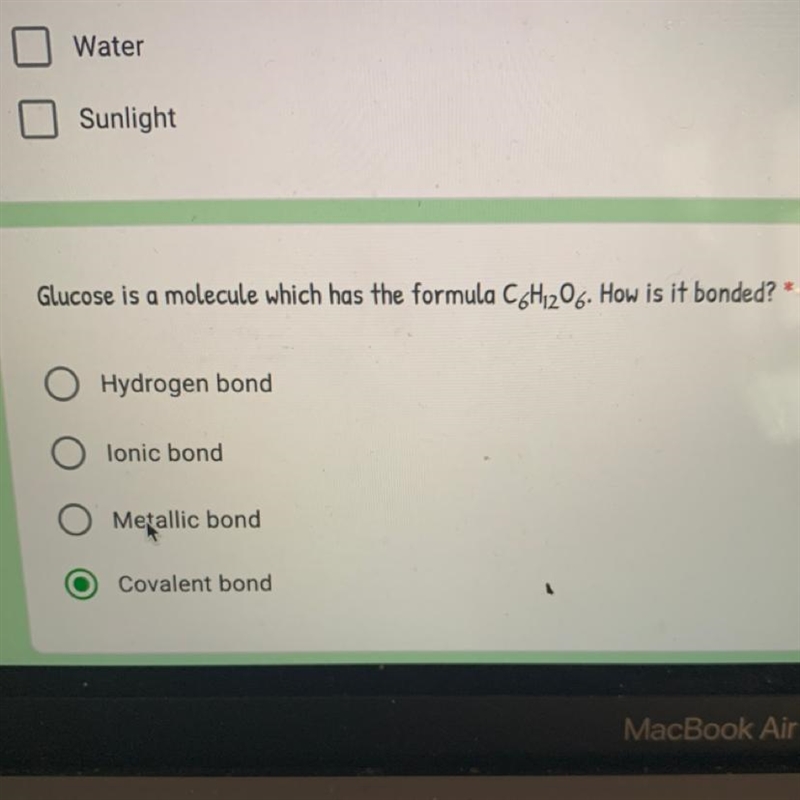 How is glucose bonded??-example-1