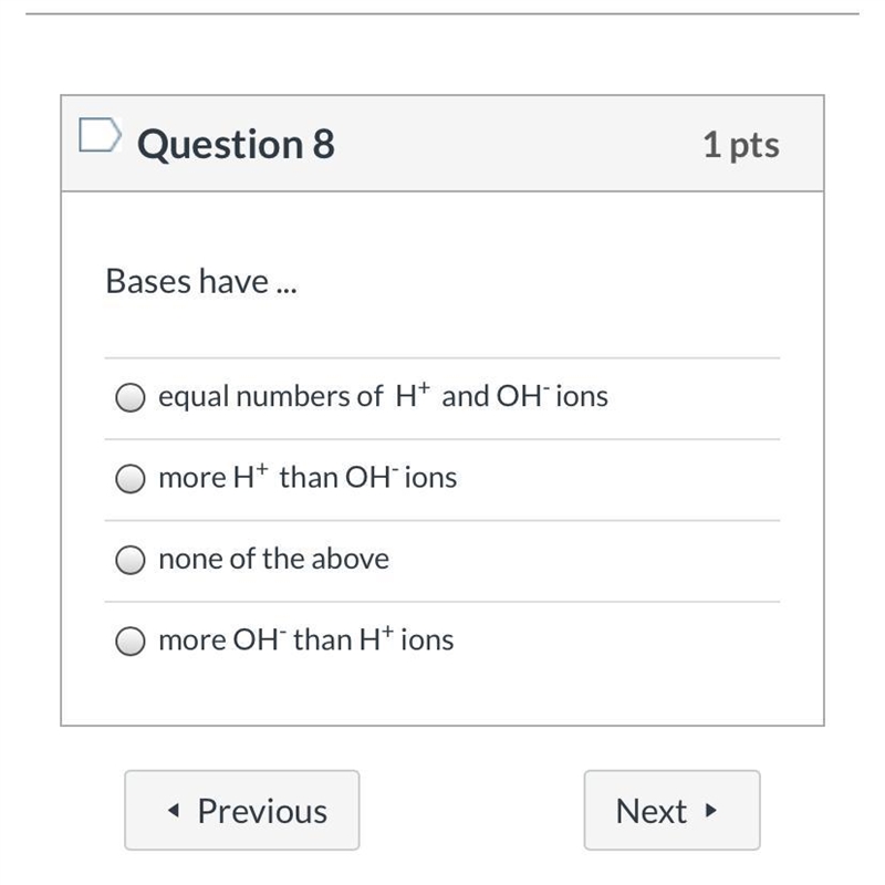 Bases have which of the following-example-1