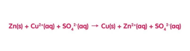 Look at the equation for a displacement reaction below. What lost electrons in the-example-1